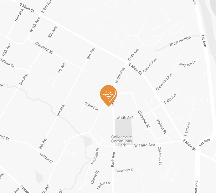 Collegeville Map