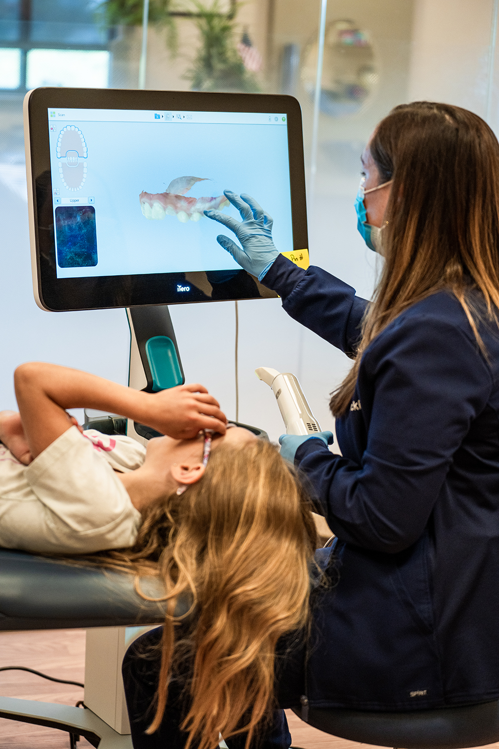Technician With Female Patient
